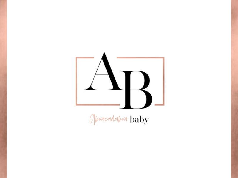 Abracadabra Baby LOGO in Rahmen mit ROSE GOLD Rahmen NEU mit Logo Farbe Abracadabra Baby LOGO in Rahmen mit ROSE GOLD Rahmen NEU mit Logo Farbe
