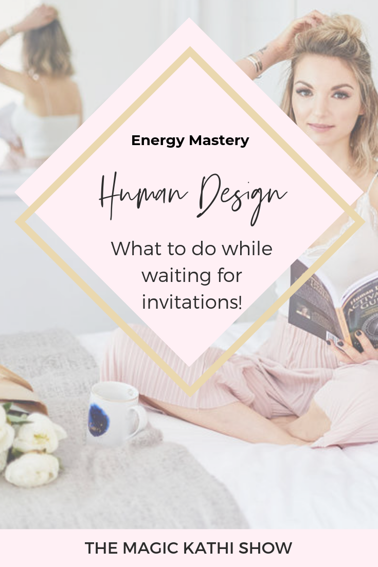 What does waiting for an invitation even mean in Human Design? Does it mean you can't do anything in order to move forward? If you are a projector, manifesting generator or generator, you want to wait for an invitation or wait to respond. In this video I explain how I handle that in the most soul nourishing way. Click and enjoy :-) #humandesign #humandesignsystem #projectors #generators #manifestinggenerators making decisions