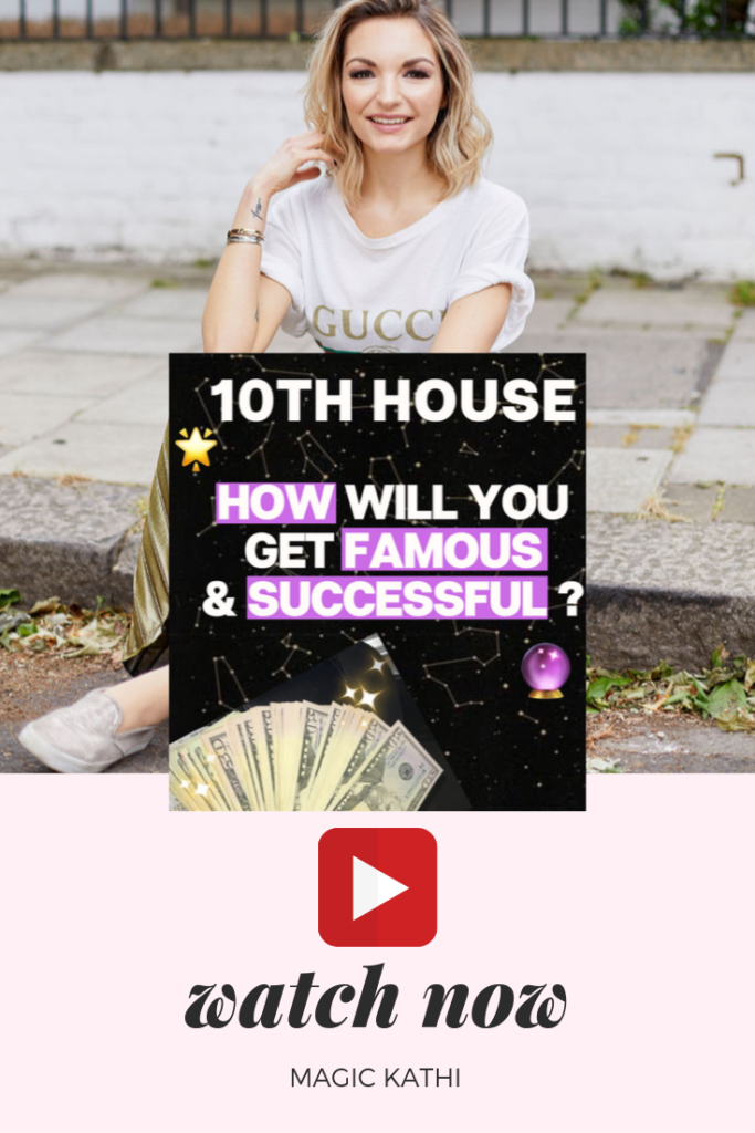 The 10th house in your birth chart represents your CAREER, SOCIAL STATUS, FAME & LEGACY. With the MIDHEAVEN on the 10th house cusp, you can figure out which career path your soul chose for this lifetime. Join me in this video to dive even deeper into your unique success strategy!