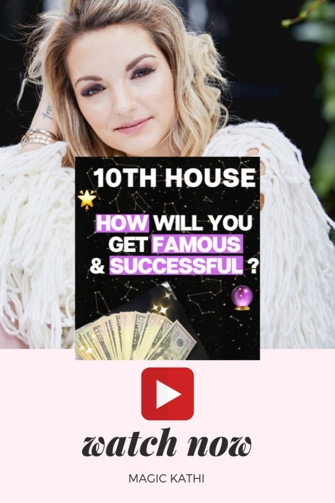 The 10th house in your birth chart represents your CAREER, SOCIAL STATUS, FAME & LEGACY. With the MIDHEAVEN on the 10th house cusp, you can figure out which career path your soul chose for this lifetime. Join me in this video to dive even deeper into your unique success strategy!