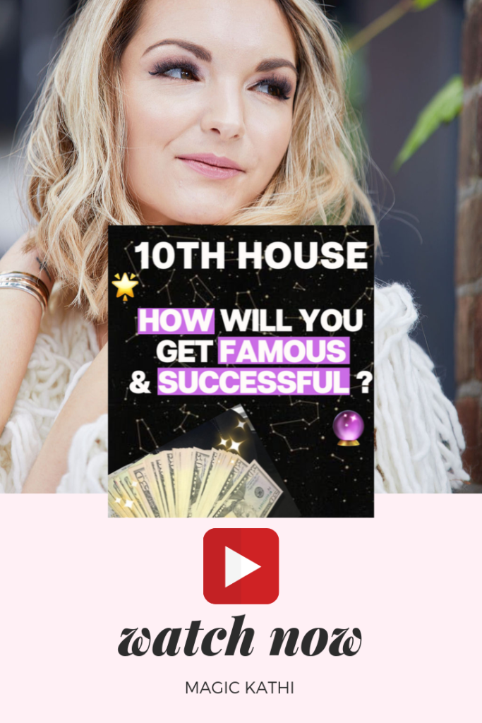 The 10th house in your birth chart represents your CAREER, SOCIAL STATUS, FAME & LEGACY. With the MIDHEAVEN on the 10th house cusp, you can figure out which career path your soul chose for this lifetime. Join me in this video to dive even deeper into your unique success strategy!