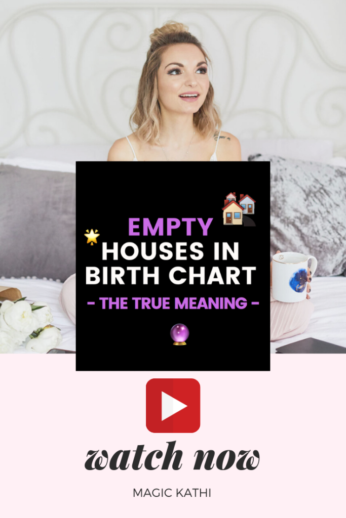 What if you have EMPTY HOUSES in your birth chart? Does it mean you don't have this area or even the energy of the zodiac sign in the house? What's going on in this house? Learn the true meaning and how you can work with "empty" houses with me!