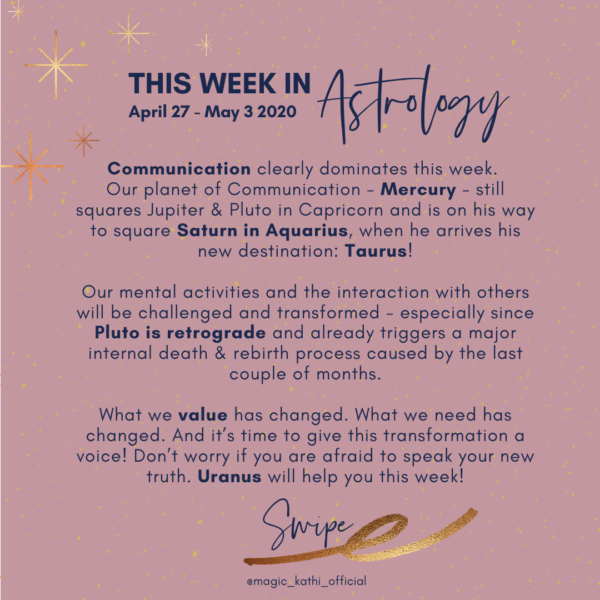 This Week in Astrology: Mercury in Taurus, Pluto Retrograde and Freedom of Speech!?
